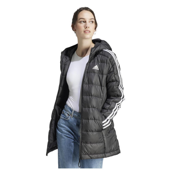 Adidas Γυναικείο μπουφάν Essentials 3-Stripes Light Down Hooded Parka